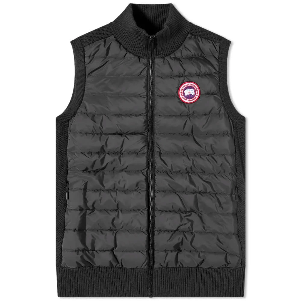 Canada Goose Men's Hybridge Knit Vest Black